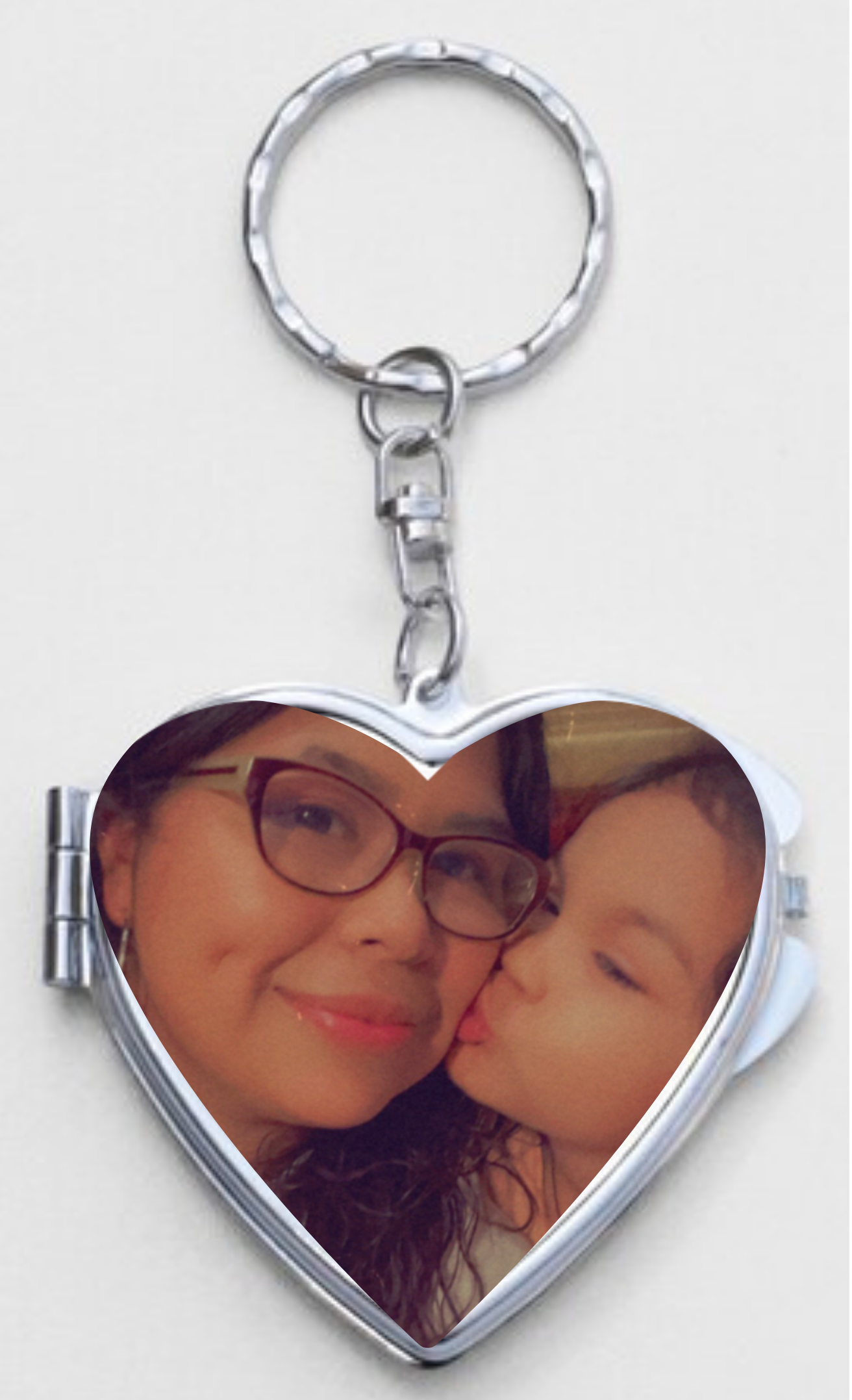 Custom Photo Mirror keychain