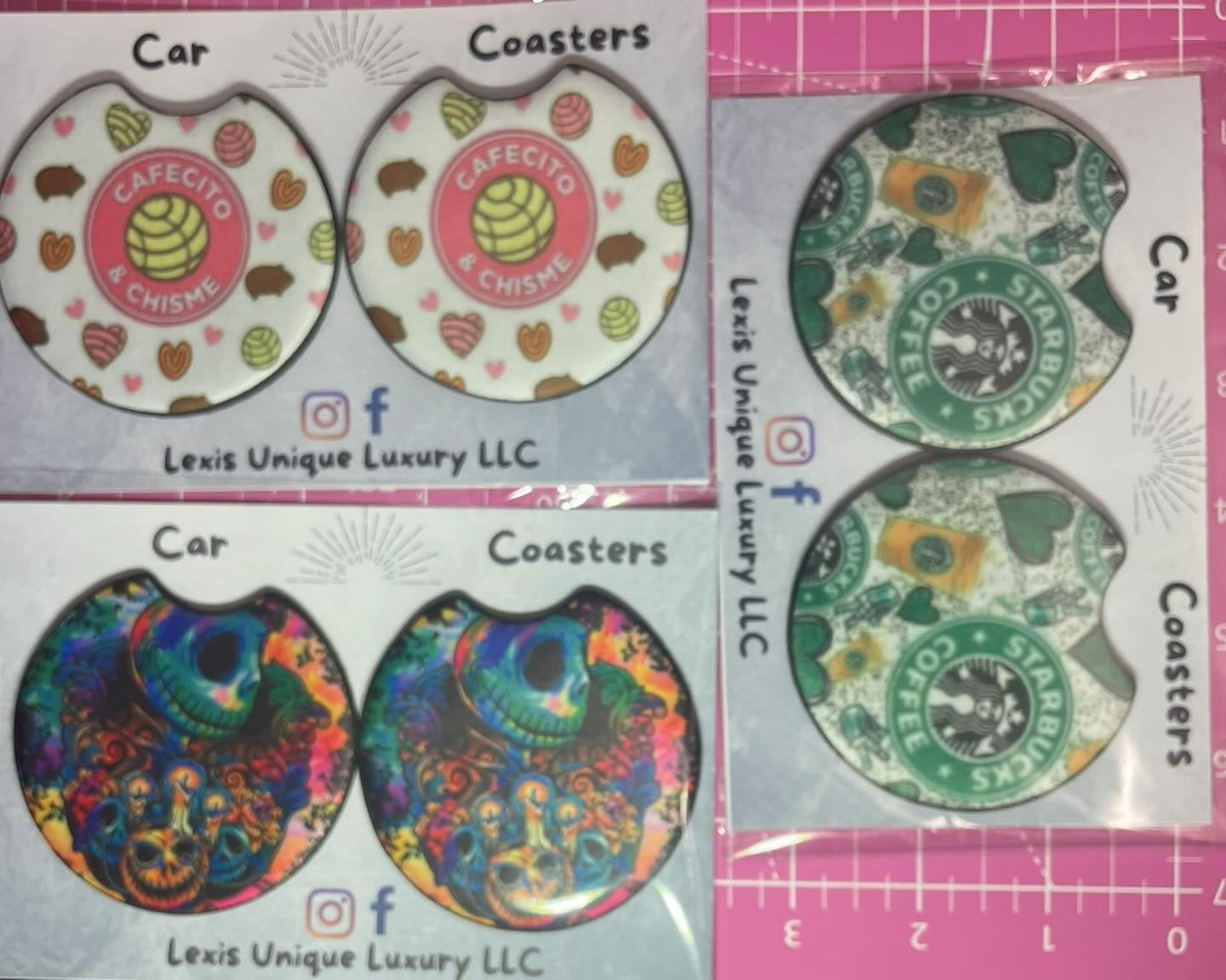 Personalized Car Coasters image 0