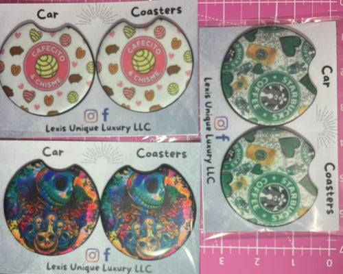 Personalized Car Coasters image 0