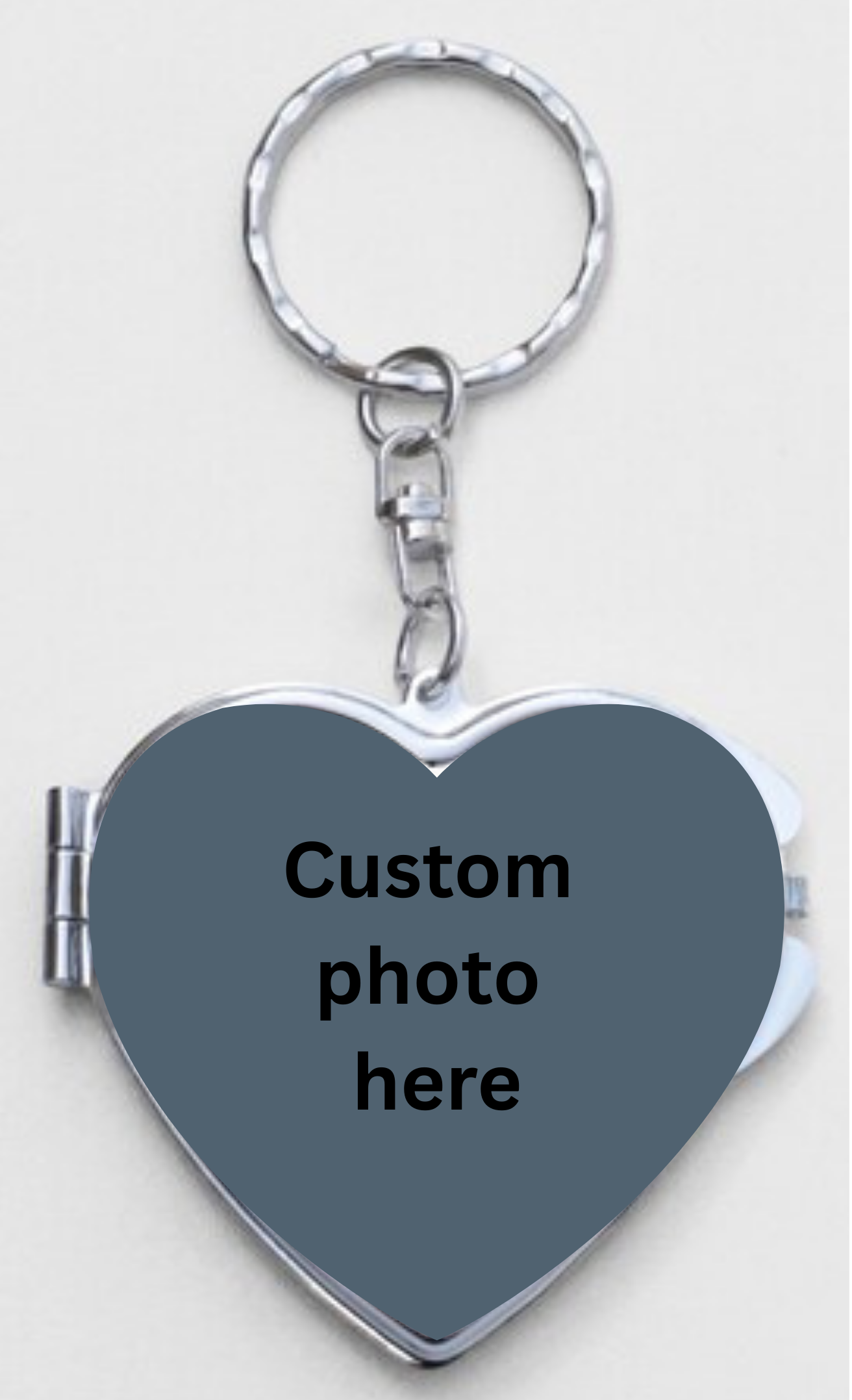 Custom Photo Mirror keychain